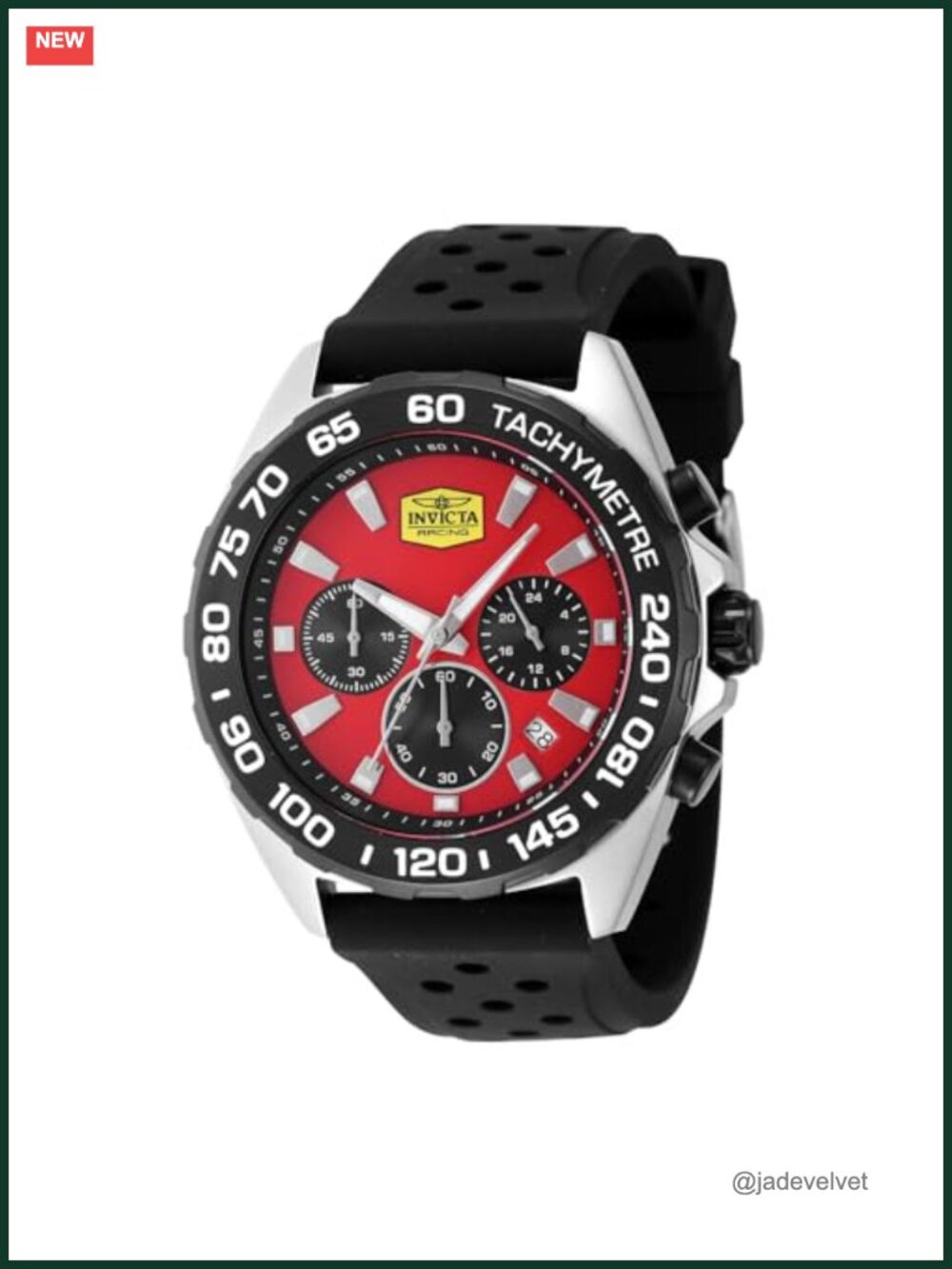 Invicta Racing Chronograph GMT Quartz Analog Watch 43mm